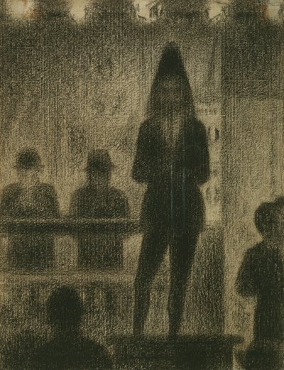 Trombonist (Study for Circus Side Show) by Georges Seurat
